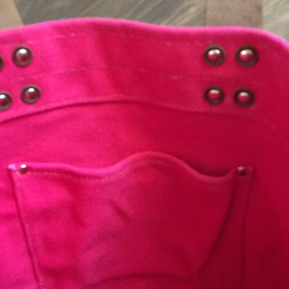 Cole Haan hot pink tote heavy cotton - Picture 8 of 8